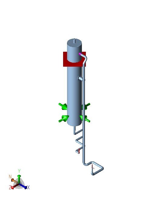 LNG cold box piping analysis detail