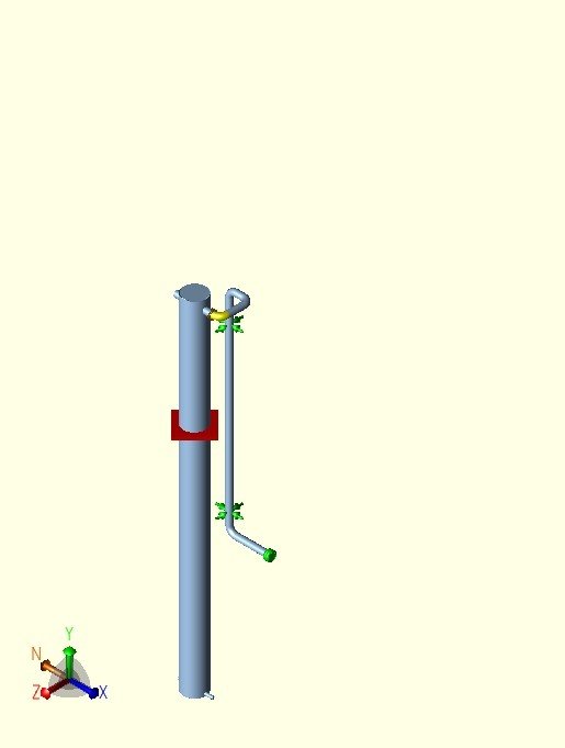 LNG cold box piping stress detail
